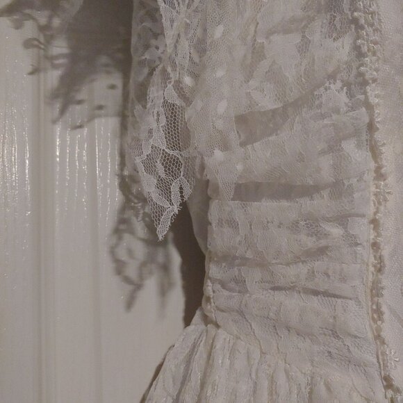 Steppin Out Vintage Lace Cottage Milkmaid Fairy Cosplay Victorian Prairie 5 - Picture 10 of 16